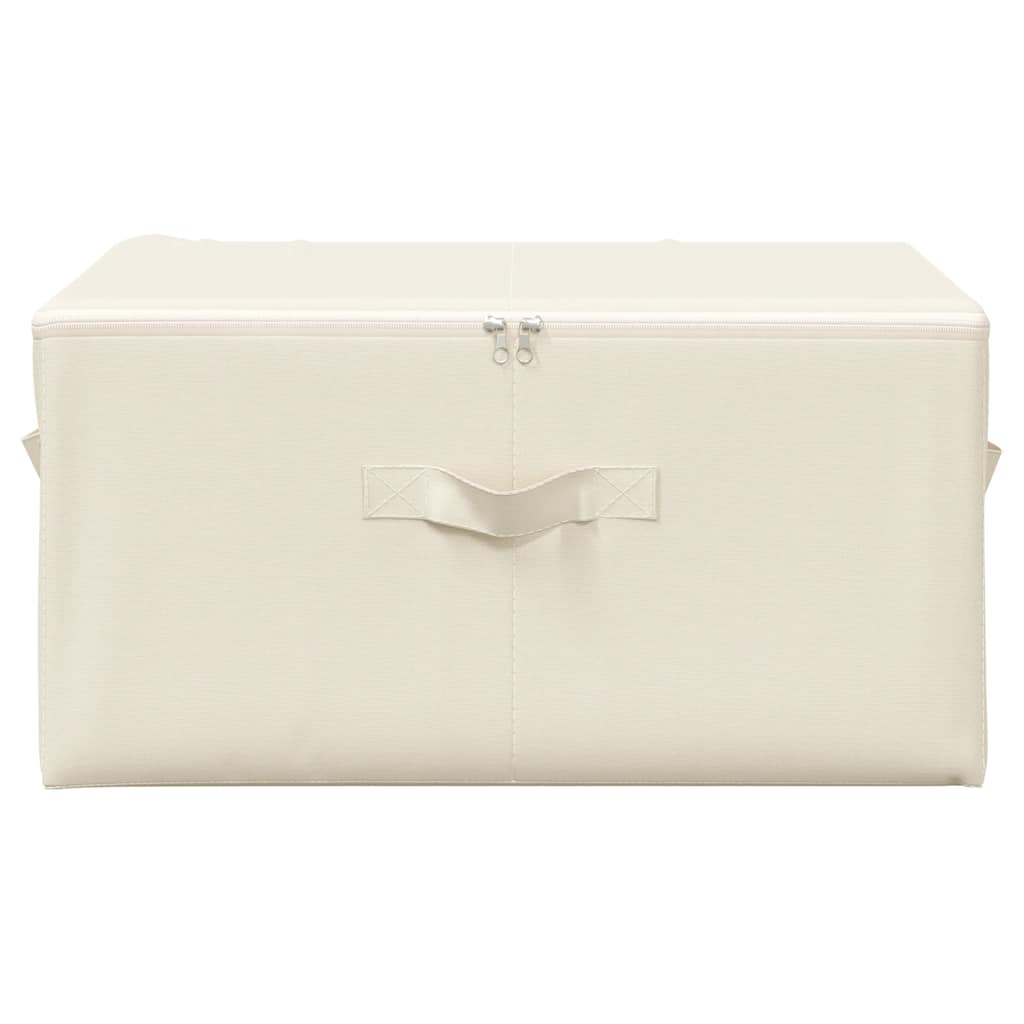8720286505335_g_en_hd_2 vidaXL Storage Boxes 2 pcs Fabric 43x34x23 cm Cream - Image 4