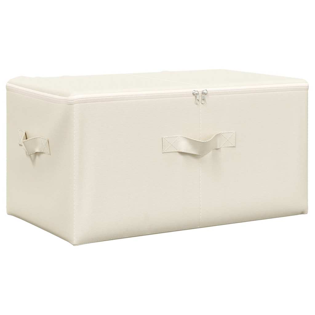 8720286505335_g_en_hd_5 vidaXL Storage Boxes 2 pcs Fabric 43x34x23 cm Cream - Image 7