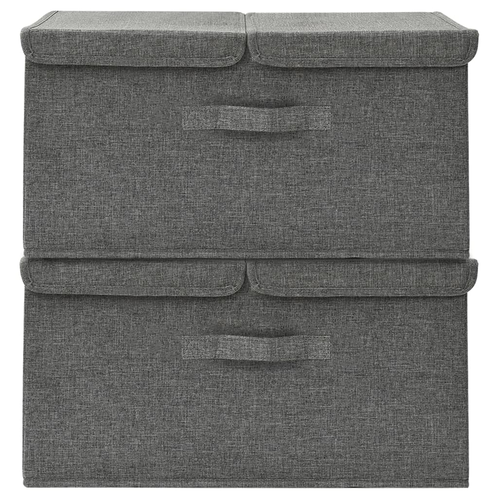 8720286505359_g_en_hd_1 vidaXL Storage Boxes 2 pcs Fabric 50x30x25 cm Anthracite - Image 3