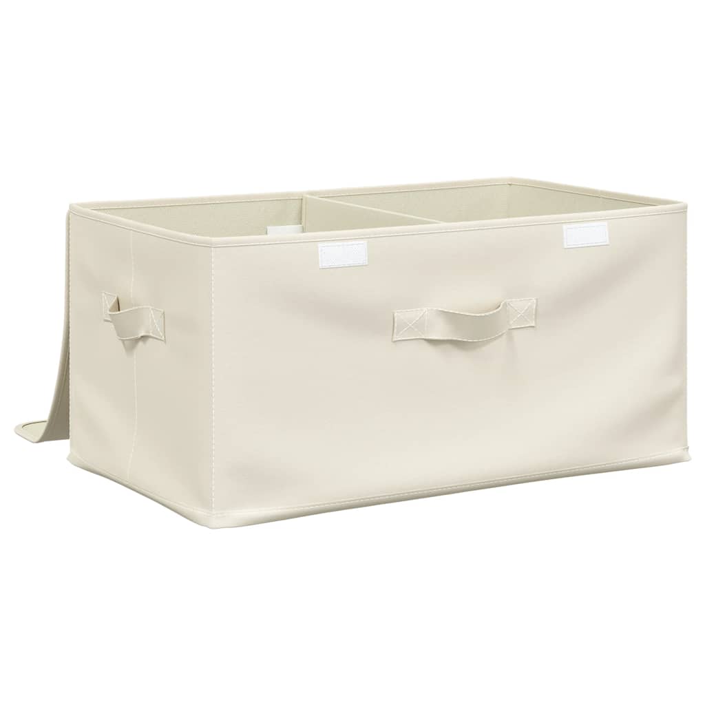 8720286505397_g_en_hd_5 vidaXL Storage Boxes 2 pcs Fabric 50x30x25 cm Cream - Image 7