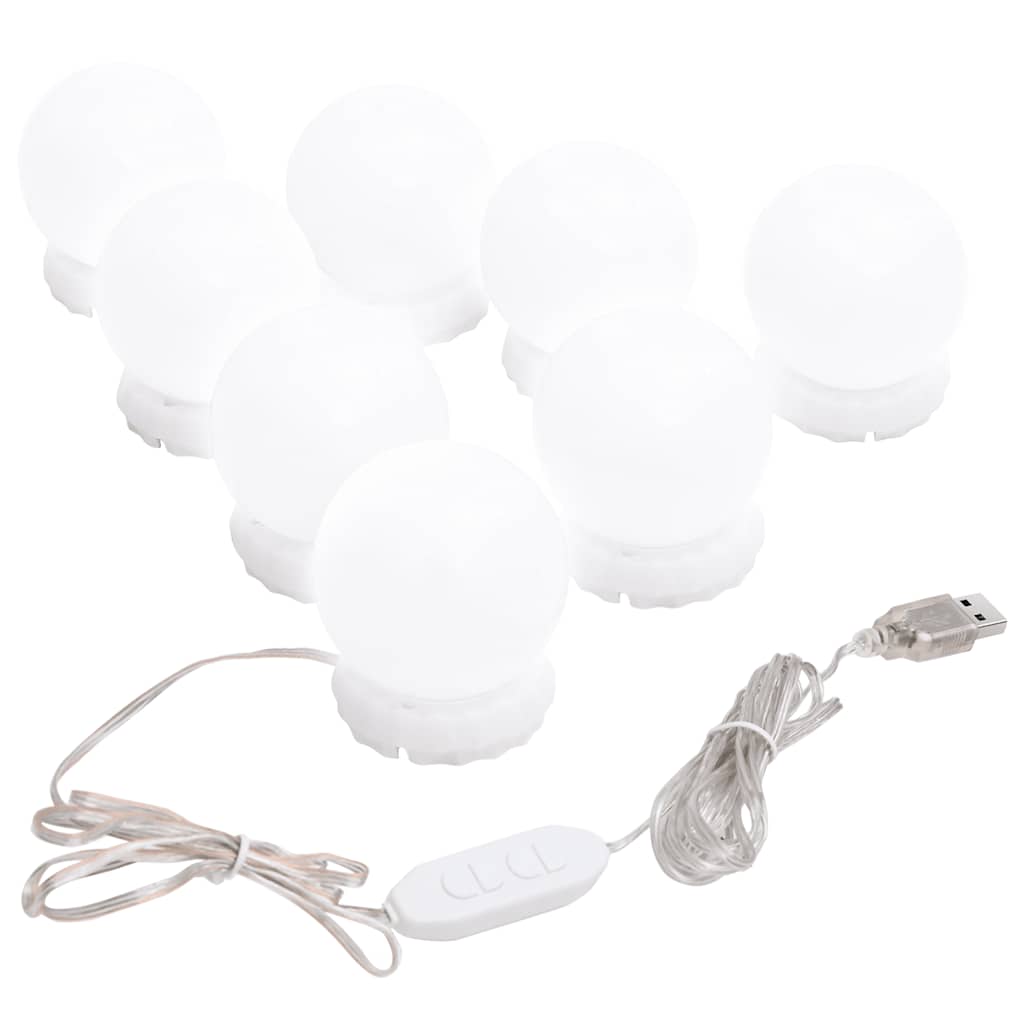 8720286512432_g_en_hd_2 vidaXL Mirror Light with 8 LED Light Bulbs Warm White and Cold White - Image 3