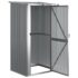 vidaXL Garden Shed Grey 118.5x97x209.5 cm Galvanised Steel - Image 3