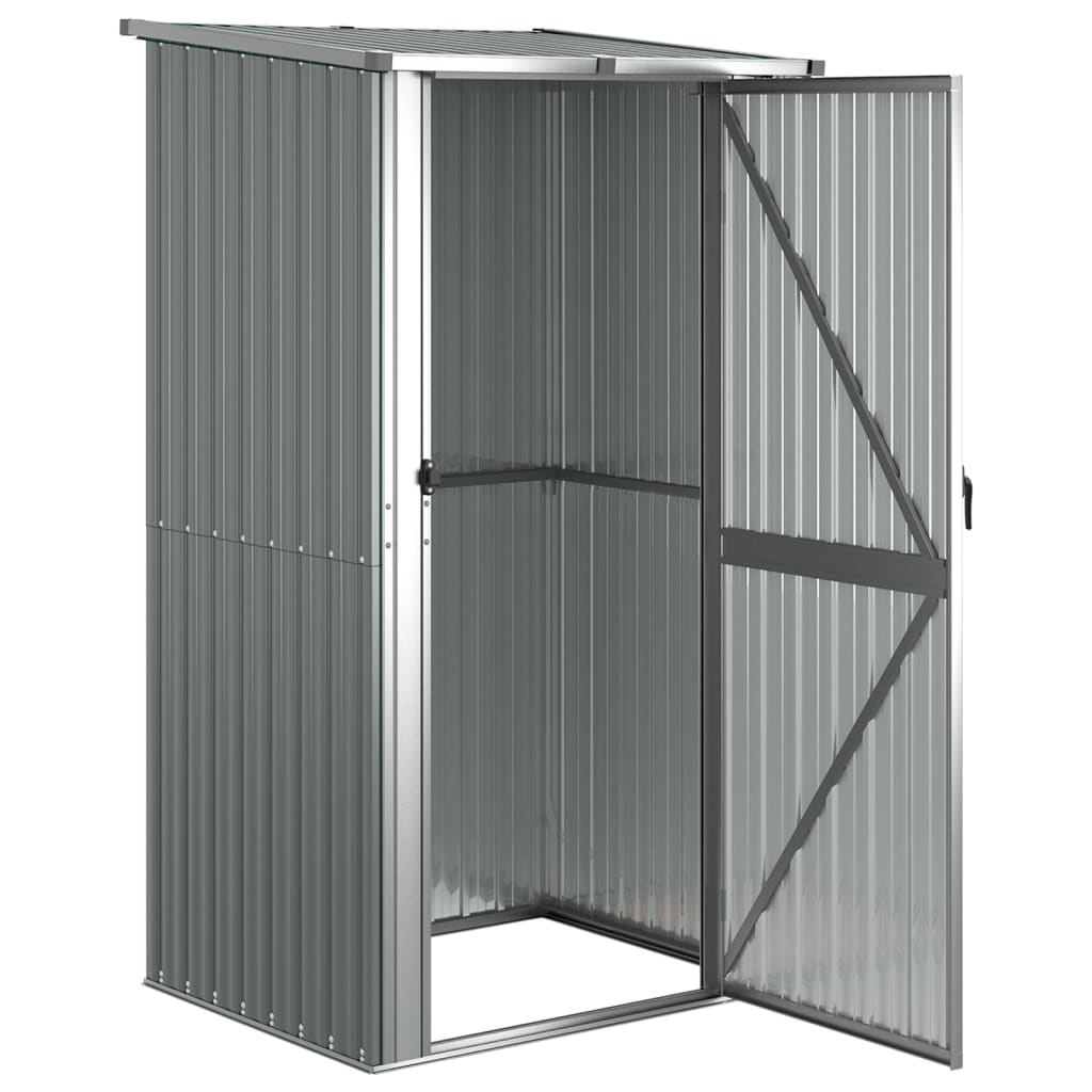 8720286512692_g_en_hd_1 vidaXL Garden Shed Grey 118.5x97x209.5 cm Galvanised Steel - Image 3