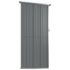 vidaXL Garden Shed Grey 118.5x97x209.5 cm Galvanised Steel - Image 5