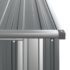 vidaXL Garden Shed Grey 118.5x97x209.5 cm Galvanised Steel - Image 7
