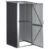 vidaXL Garden Shed Anthracite 118.5x97x209.5 cm Galvanised Steel - Image 3