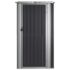 vidaXL Garden Shed Anthracite 118.5x97x209.5 cm Galvanised Steel - Image 4
