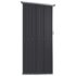 vidaXL Garden Shed Anthracite 118.5x97x209.5 cm Galvanised Steel - Image 5
