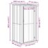 vidaXL Garden Shed Anthracite 118.5x97x209.5 cm Galvanised Steel - Image 8
