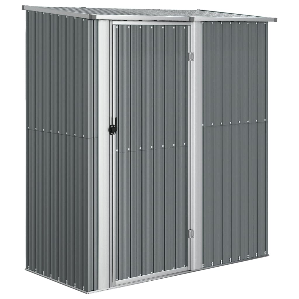 8720286512739_a_en_hd_1 vidaXL Garden Shed Grey 180.5x97x209.5 cm Galvanised Steel - Image 2