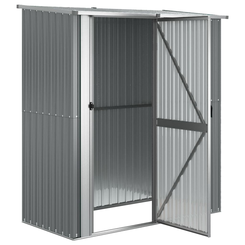 8720286512739_g_en_hd_2 vidaXL Garden Shed Grey 180.5x97x209.5 cm Galvanised Steel - Image 4