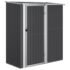 vidaXL Garden Shed Anthracite 180.5x97x209.5 cm Galvanised Steel - Image 2