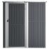 vidaXL Garden Shed Anthracite 180.5x97x209.5 cm Galvanised Steel - Image 3