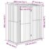 vidaXL Garden Shed Anthracite 180.5x97x209.5 cm Galvanised Steel - Image 7