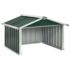 vidaXL Garden Robot Lawnmower Shed 92x97x63 cm Galvanised Steel Green - Image 2