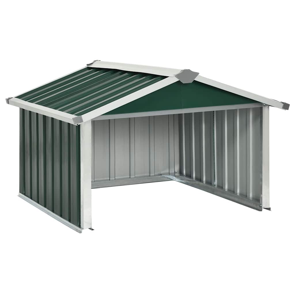 8720286512760_a_en_hd_1 vidaXL Garden Robot Lawnmower Shed 92x97x63 cm Galvanised Steel Green - Image 2