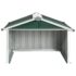 vidaXL Garden Robot Lawnmower Shed 92x97x63 cm Galvanised Steel Green - Image 3