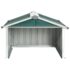 vidaXL Garden Robot Lawnmower Shed 92x97x63 cm Galvanised Steel Green - Image 4
