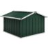 vidaXL Garden Robot Lawnmower Shed 92x97x63 cm Galvanised Steel Green - Image 5