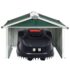 vidaXL Garden Robot Lawnmower Shed 92x97x63 cm Galvanised Steel Green - Image 6