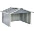 vidaXL Garden Robot Lawnmower Shed 92x97x63 cm Galvanised Steel Grey - Image 2