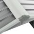 vidaXL Garden Robot Lawnmower Shed 92x97x63 cm Galvanised Steel Grey - Image 7