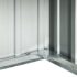 vidaXL Garden Robot Lawnmower Shed 92x97x63 cm Galvanised Steel Grey - Image 8