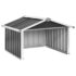 vidaXL Garden Robot Lawnmower Shed 92x97x63 cm Galvanised Steel Anthracite - Image 2