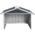 vidaXL Garden Robot Lawnmower Shed 92x97x63 cm Galvanised Steel Anthracite - Image 3