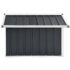 vidaXL Garden Robot Lawnmower Shed 92x97x63 cm Galvanised Steel Anthracite - Image 4