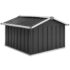 vidaXL Garden Robot Lawnmower Shed 92x97x63 cm Galvanised Steel Anthracite - Image 6