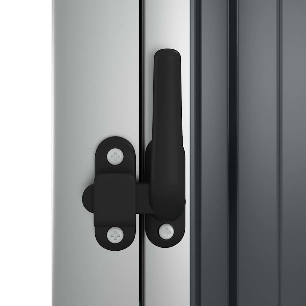 8720286512821_g_en_hd_5 vidaXL Garden Tool Shed Anthracite 88x89x161 cm Galvanised Steel - Image 7