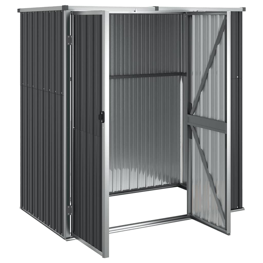8720286512869_g_en_hd_2 vidaXL Garden Tool Shed Anthracite 161x89x161 cm Galvanised Steel - Image 4