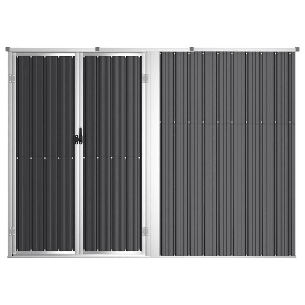 8720286512906_g_en_hd_1 vidaXL Garden Tool Shed Anthracite 225x89x161 cm Galvanised Steel - Image 3