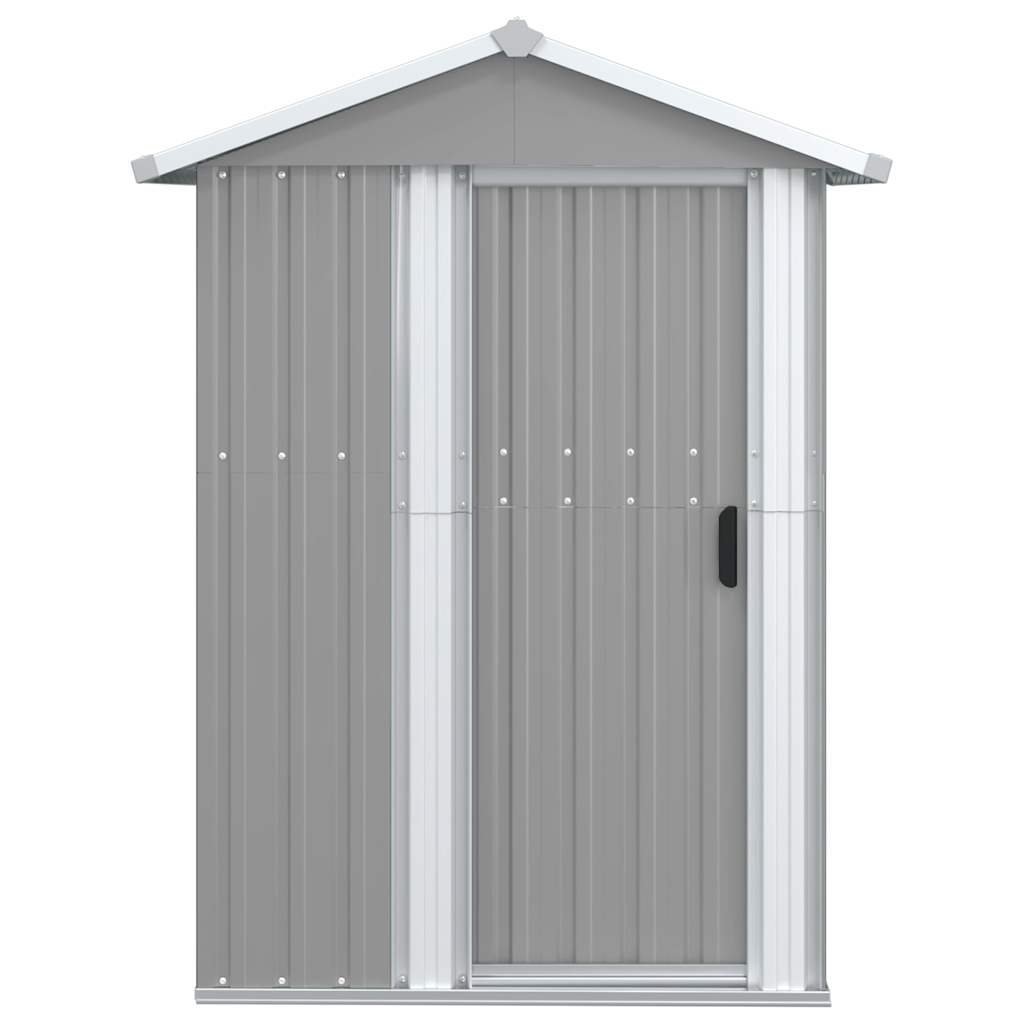 8720286513095_g_en_hd_1 vidaXL Garden Shed Grey 126x97.5x177 cm Galvanised Steel - Image 3