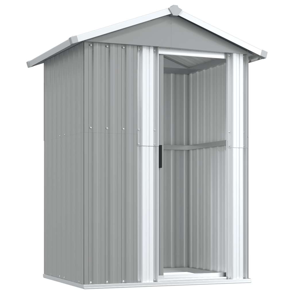 8720286513095_g_en_hd_2 vidaXL Garden Shed Grey 126x97.5x177 cm Galvanised Steel - Image 4