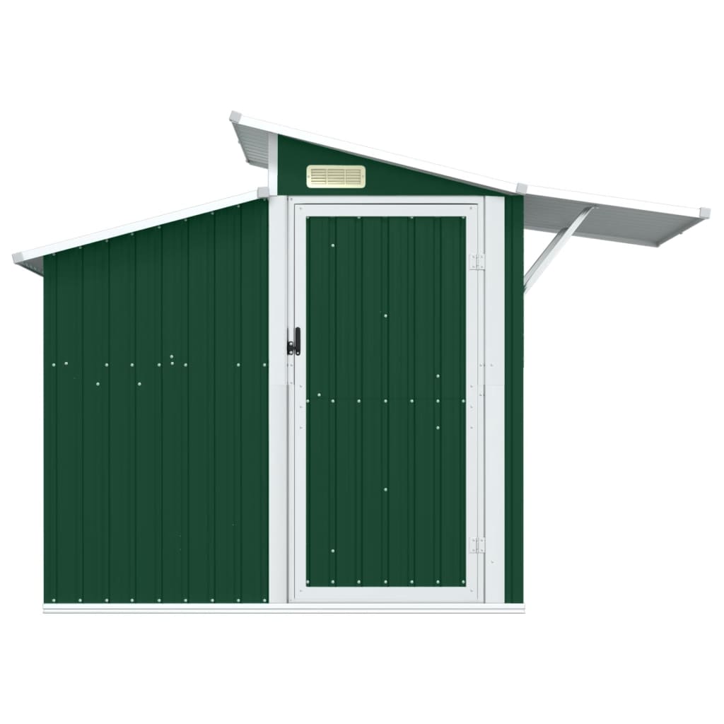 8720286513125_g_en_hd_1 vidaXL Garden Shed Green 270x130x208.5 cm Galvanised Steel - Image 3