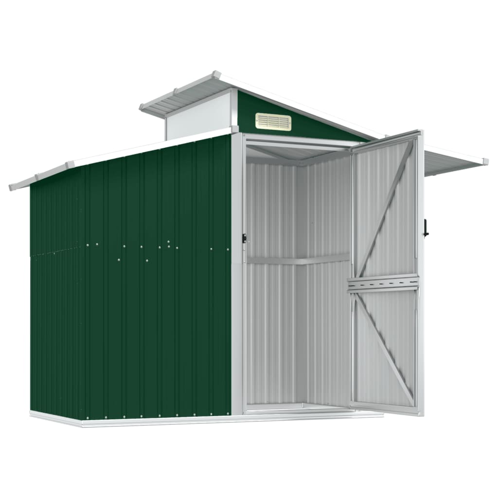 8720286513125_g_en_hd_2 vidaXL Garden Shed Green 270x130x208.5 cm Galvanised Steel - Image 4