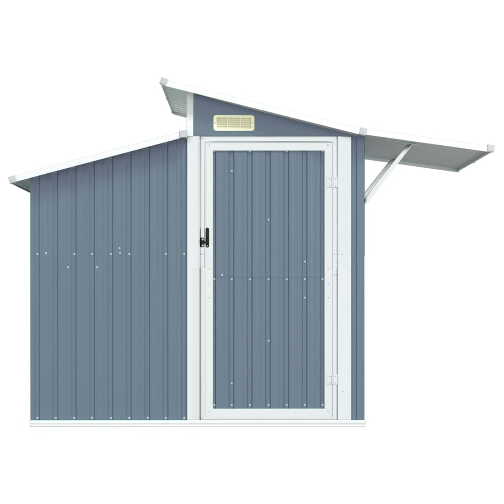 8720286513132_g_en_hd_1 vidaXL Garden Shed Grey 270x130x208.5 cm Galvanised Steel - Image 3