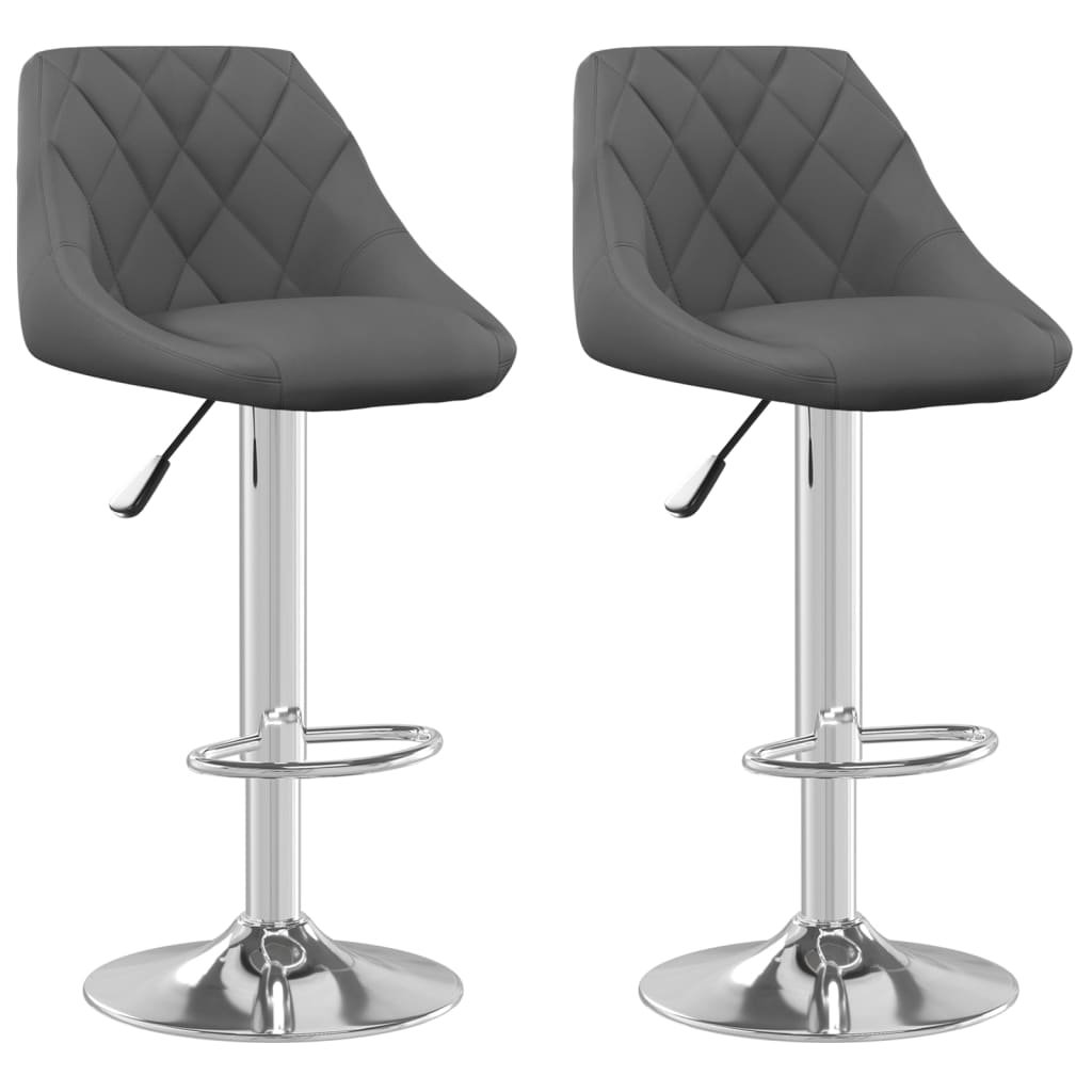 8720286536865_a_en_hd_1 vidaXL Bar Stool 2 Pcs Dark Grey Velvet - Image 2