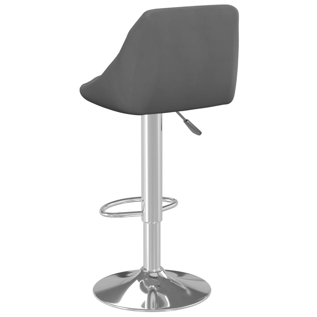 8720286536865_g_en_hd_4 vidaXL Bar Stool 2 Pcs Dark Grey Velvet - Image 6