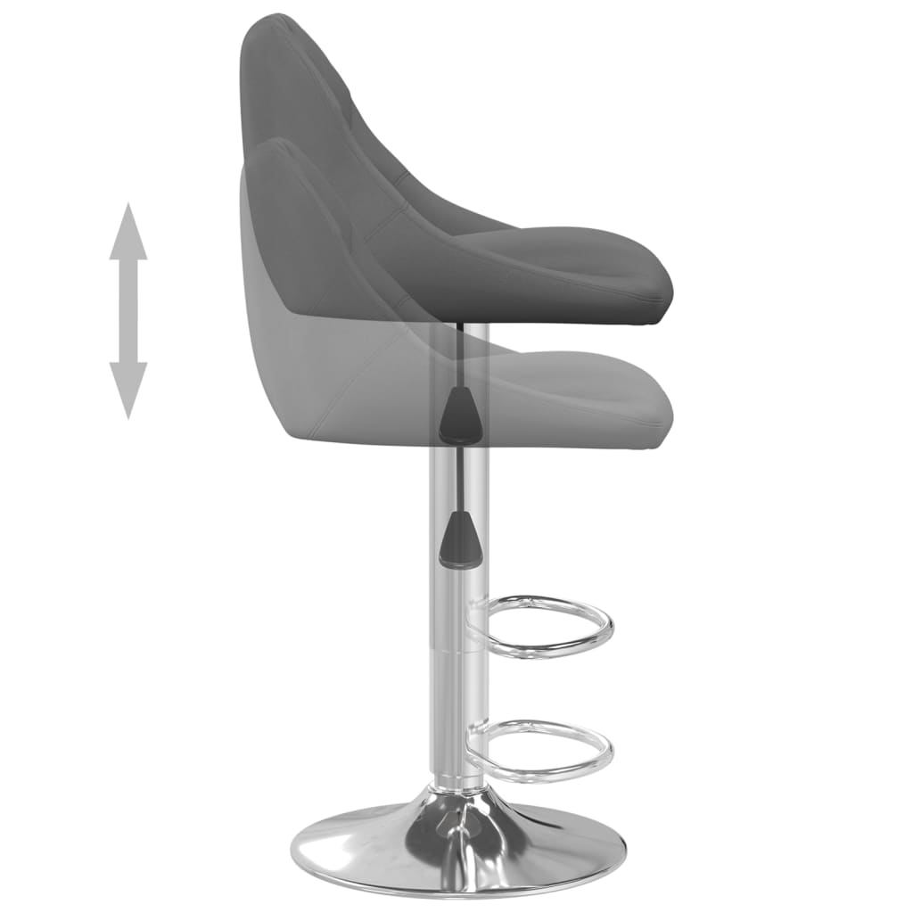 8720286536865_g_en_hd_5 vidaXL Bar Stool 2 Pcs Dark Grey Velvet - Image 7