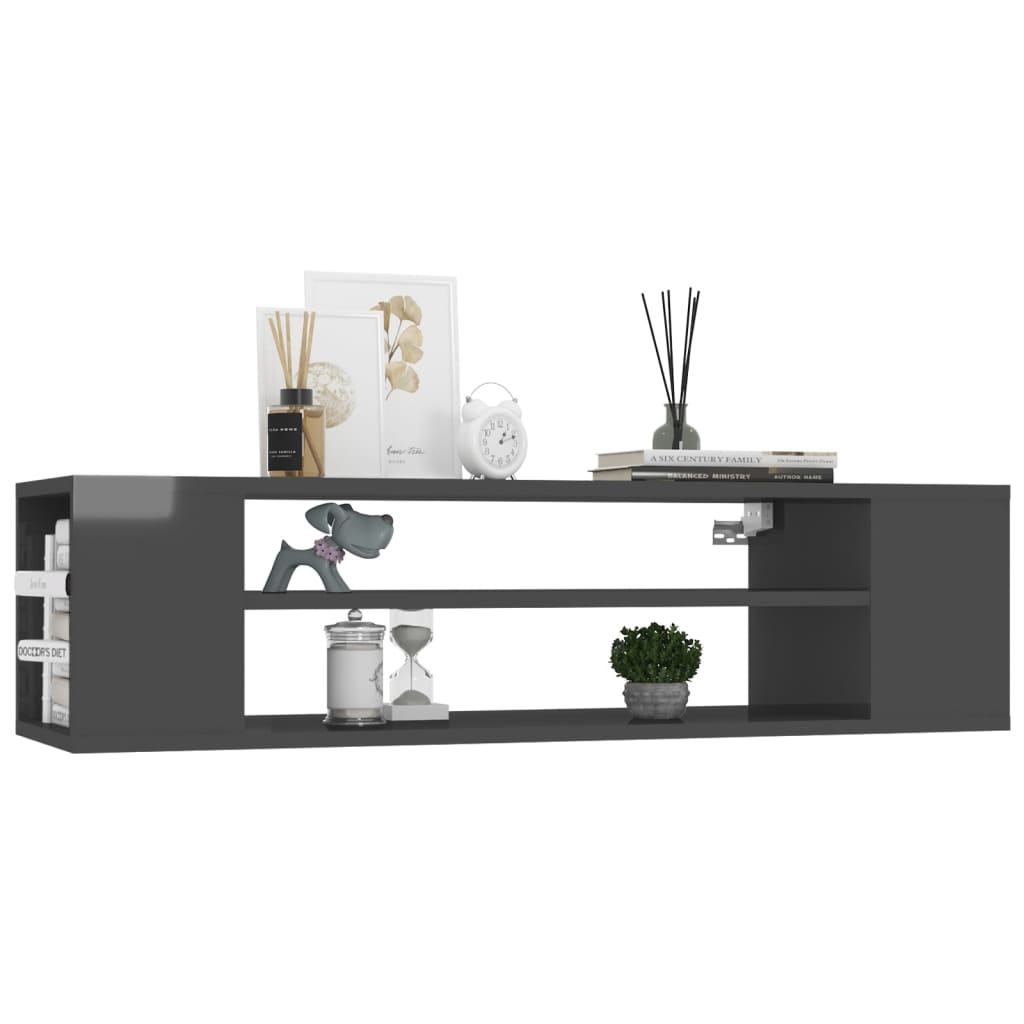 8720286541593_g_en_hd_1 vidaXL Hanging TV Cabinet High Gloss Grey 100x30x26.5 cm Engineered Wood - Image 4