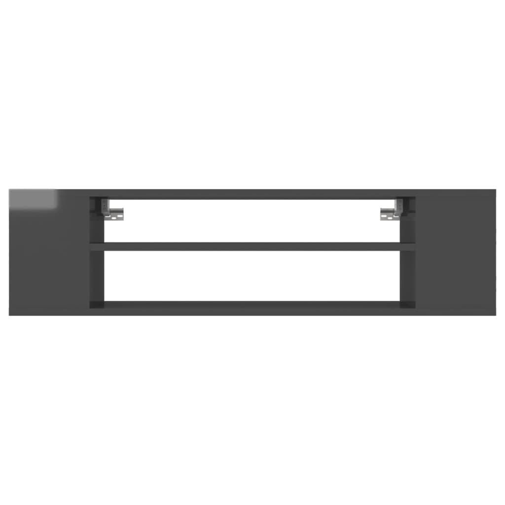 8720286541593_g_en_hd_2 vidaXL Hanging TV Cabinet High Gloss Grey 100x30x26.5 cm Engineered Wood - Image 5