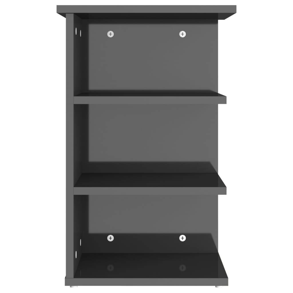 8720286542040_g_en_hd_4 vidaXL Side Cabinet High Gloss Grey 35x35x55 cm Engineered Wood - Image 7