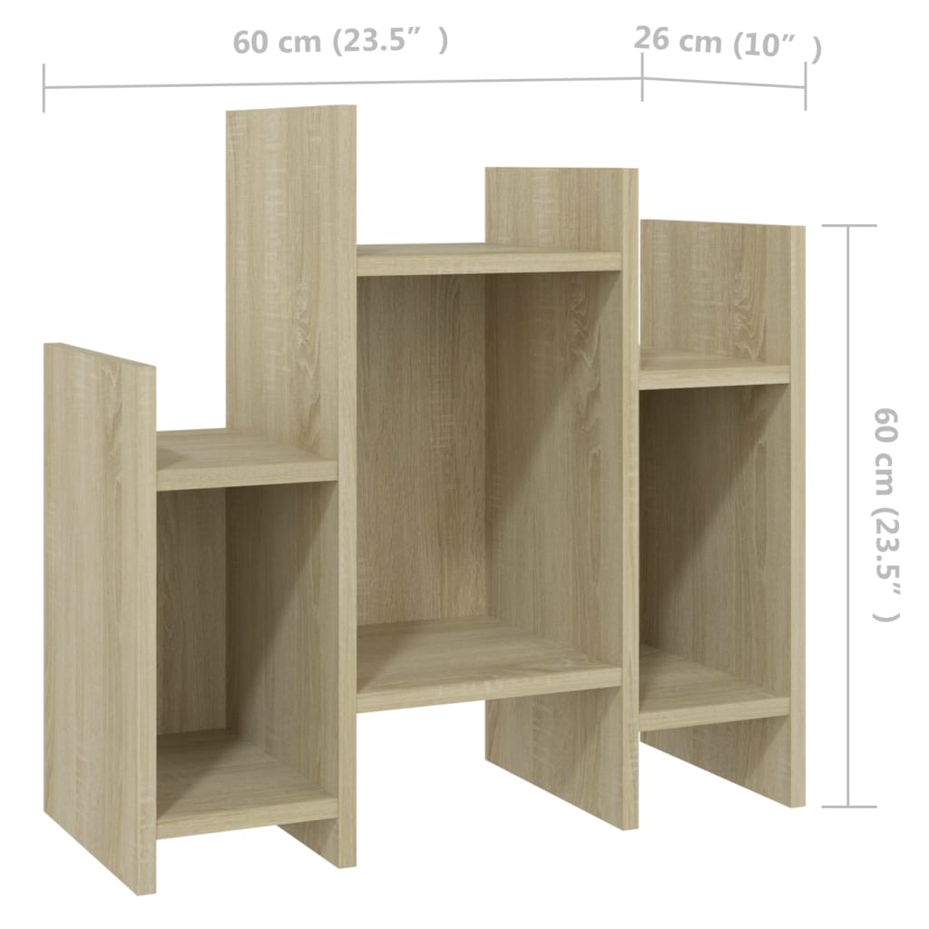 8720286542088_g_en_hd_5 vidaXL Side Cabinet Sonoma Oak 60x26x60 cm Engineered Wood - Image 8