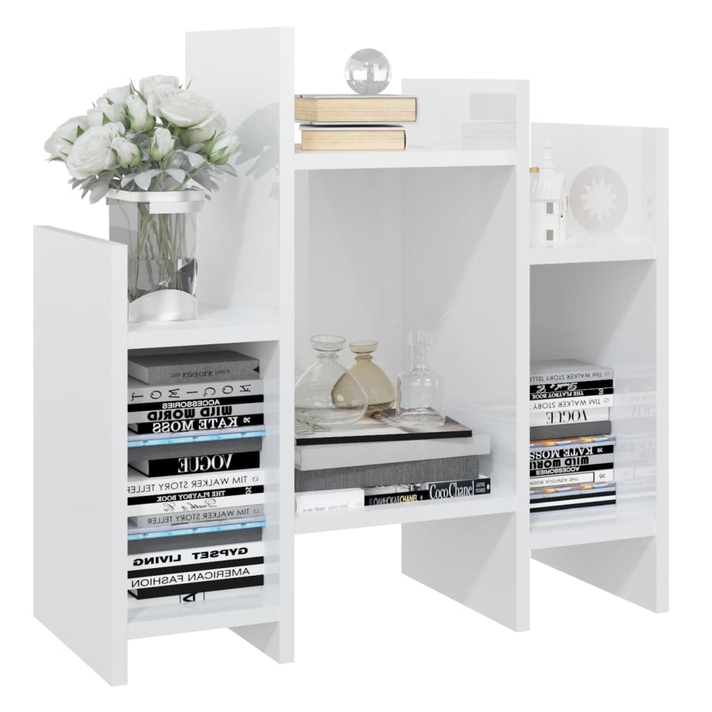 8720286542118_g_en_hd_2 vidaXL Side Cabinet High Gloss White 60x26x60 cm Engineered Wood - Image 5