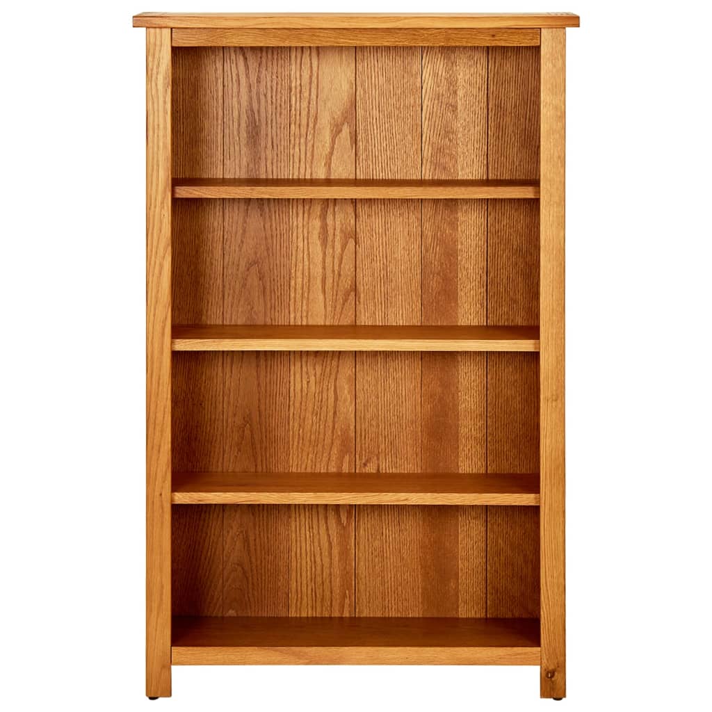 8720286542989_g_en_hd_1 vidaXL 4-Tier Bookcase 70x22x110 cm Solid Oak Wood - Image 2