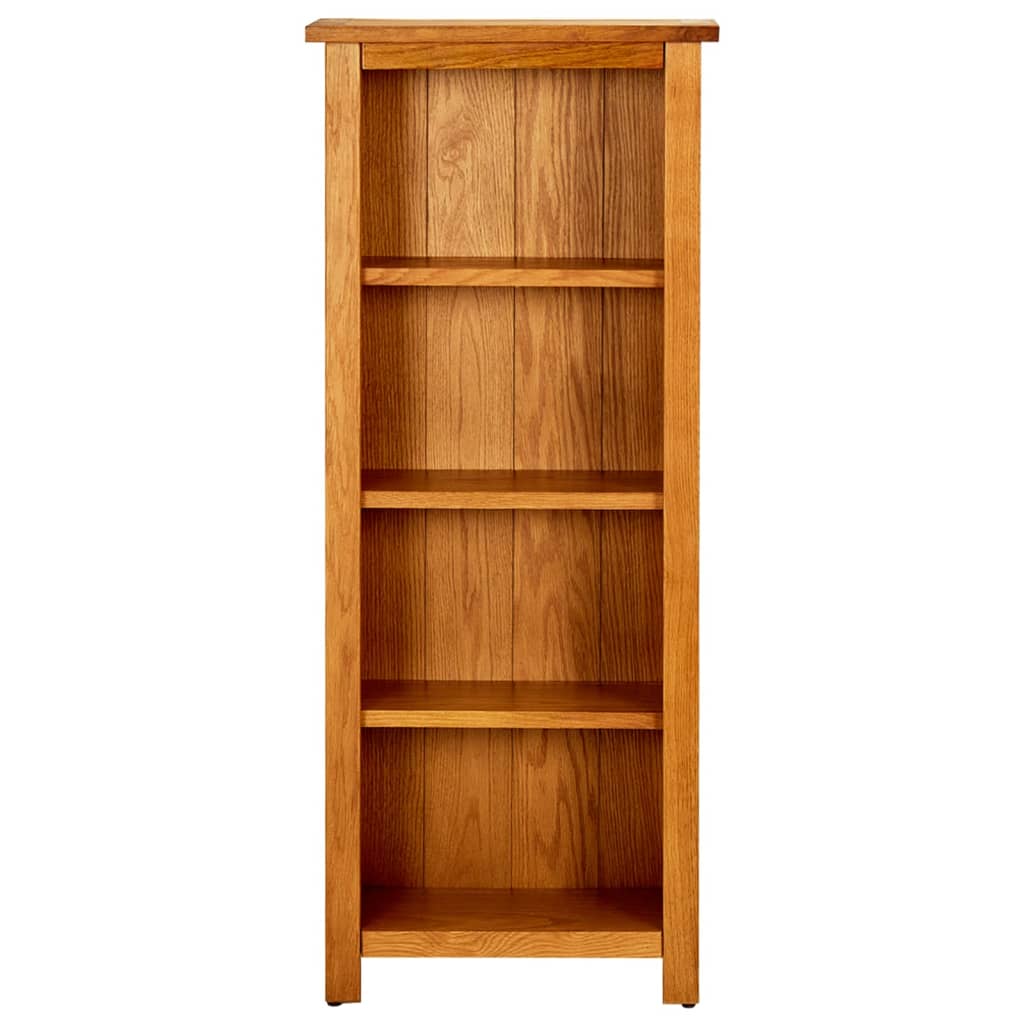 8720286543030_g_en_hd_1 vidaXL 4-Tier Bookcase 45x22x110 cm Solid Oak Wood - Image 2