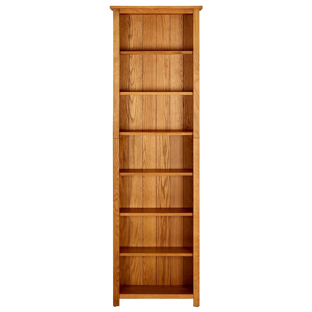 8720286543061_g_en_hd_1 vidaXL 7-Tier Bookcase 60x22x200 cm Solid Oak Wood - Image 2